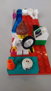 Here I am in my LEGO lab!